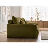 Bobochic Paris Zelena sedežna garnitura iz šenilje 264 cm Ivane – | Shoptok.si