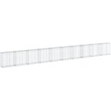  Gabionska košara s poklopcem 1000x50x100 cm pocinčano željezo | shoptok.hr
