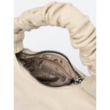 Shelvt Small light beige handbag with a crinkled handle | Shoptok.si
