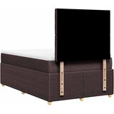  Krevet box spring s madracem tamnosmeđi 120 x 190 cm od tkanine | shoptok.hr