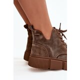 Big Star Suede Low Women's Ankle Boots On Platform | Shoptok.si