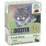  Varčno pakiranje Bozita Tetra koščki v želeju ali v omaki 24 x 370 g - Omaka: zajec | shoptok.hr