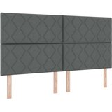  Krevet s od storage s uzglavljem Tamnosiva 180 x 200 cm Tkanina | shoptok.hr