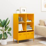  Visoka komoda boja senfa 68x39x103,5 cm od čelika | Eponuda.com