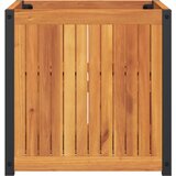 Vrtna sadilica 45 x 45 x 44 cm masivno bagremovo drvo i čelik | Eponuda.ba