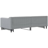  Dnevni krevet na razvlačenje svjetlosivi 90 x 200 cm od tkanine | shoptok.hr