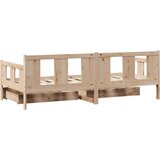 Dnevni krevet s ladicama bez madraca 90x200 cm masivno drvo | shoptok.hr