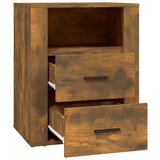  Nočna omarica dimljeni hrast 50x36x60 cm inženirski les, (20731144) | Shoptok.si