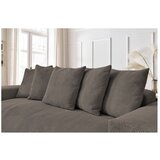 Bobochic Paris Siva/smeđa sofa od samta 280 cm Voltaire – | shoptok.hr