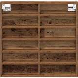  Ormar za izlaganje s policom Zidne Staro drvo 60 x 8,5 x 58 cm | shoptok.hr