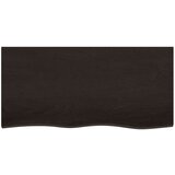  Kupaonska radna ploča tamnosiva 100 x 50 x 2 cm tretirano drvo | shoptok.hr