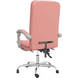  Uredski naslonjač od umjetne kože ružičasti | shoptok.hr