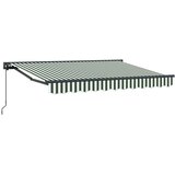  Ručno sklopiva tenda Zelena i bijela 3 x 2 m | shoptok.hr