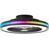 Brilliant LED RGBW plafonsko svetlo sa ventilatorom PALMERO LED/40W/230V bež + daljinski upravljač Cene