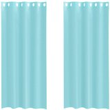 Voile zavjese s ušicama 2 kom tirkizne | shoptok.hr