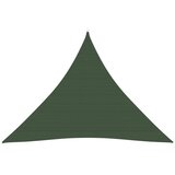 vidaXL Senčno jadro 160 g/m² temno zeleno 4,5x4,5x4,5 m HDPE Cene