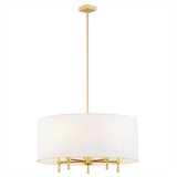  Argon 2132 - Luster na šipci ABBANO 5xE14/7W/230V mesing/bela | Eponuda.com