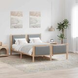  Konstrukcija postelje Svetlo siva 135 x 190 cm blago, (5000084417) | Shoptok.si