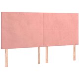  S oprugama i madracem ružičasti 160x200 cm baršunasti | shoptok.hr