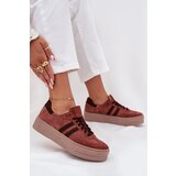 Zazoo Women's Suede Sneakers on Platform | Shoptok.si