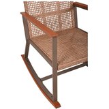 Garden Pleasure Rjavi leseni gugalni stol z mizo Sinaloa - | Shoptok.si