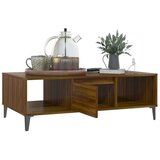  Klubska mizica rjavi hrast 103,5x60x35 cm iverna plošča, (20625001) | Shoptok.si