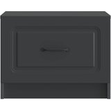  Kava Stol s ladicama Crna 49 x 50 x 37 cm Konstruirano drvo | Eponuda.com