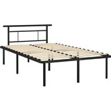 Furnova Posteljni okvir črn kovinski 120x200 cm, (21931597) | Shoptok.si