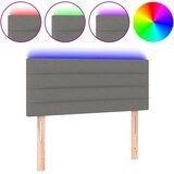  LED uzglavlje tamnosivo 90x5x78/88 cm od tkanine | shoptok.hr
