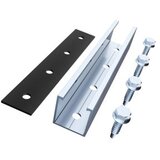 Antai Konstrukcije za SE za trapezni lim, mini rail, 150mm, set za 6 panela, frameless klampe ( ANT-MR150MM6-FL ) | Eponuda.com