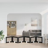  Vrata za pse s postoljem 6 pcs Crni hrast 80 x 60 cm | Eponuda.ba