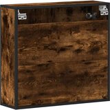  Kupaonski ormarić s ogledalom dimljeni hrast 65x20x60 cm | shoptok.hr