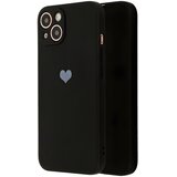 Vennus Silikonski srčasti ovitek za Xiaomi Redmi 9A - Črna | Shoptok.si
