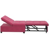  Krevet na razvlačenje Vinska crvena 194 x 67 x 82 cm Baršun | shoptok.hr