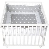 Roba Bijeli putni krevetić 100x100 cm Little stars – | shoptok.hr