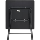 5five Five sklopivi stol 80x80 cm crni | shoptok.hr