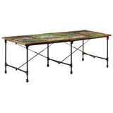  Blagovaonski stol 220 x 90 x 77 cm od masivnog obnovljenog drva Cijene