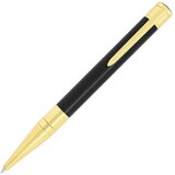 S.t. Dupont Initial kemijska olovka 275202, crni lak i zlatni detalji, 136 mm | shoptok.hr
