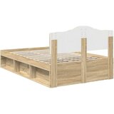  Konstrukcija postelje Sonoma 120 x 200 cm Masivno borovo les, (5000102239) | Shoptok.si