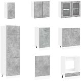  Kuhinjska jedinica Lyon 8 pcs Betonska siva Konstruirano drvo | shoptok.hr