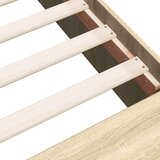 vidaXL Posteljni okvir sonoma hrast 120x200 cm inženirski les | Shoptok.si