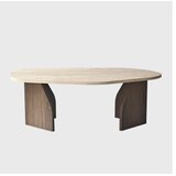 Hanah home Sto za dnevnu sobu Rock Travertine Walnut | Eponuda.com
