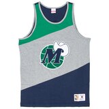 Mitchell And Ness muška Dallas Mavericks HWC Colorblocked Cotton Tank Top majica u