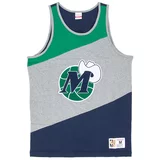 Mitchell And Ness muška Dallas Mavericks HWC Colorblocked Cotton Tank Top majica