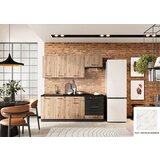 Stolkar KUHINJSKI BLOK ANIKA 200 CM - ARTISAN HRAST-Kritstalni marmor Cijene