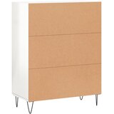  Komoda sjajna bijela 69,5x34x90 cm od konstruiranog drva | shoptok.hr