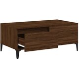  Stolić za kavu smeđa boja hrasta 90x50x36,5cm konstruirano drvo | Eponuda.com