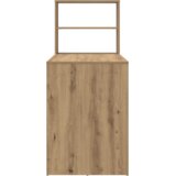 vidaXL Stol s pohranom Umjetnički hrast 113x54x120 cm Inženjerska drva | shoptok.hr