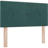  Kutna postelja s madracem tamno zelena 80x200 cm baršun | shoptok.hr