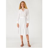 Koton Midi Shirt Dress Linen Blended | shoptok.hr